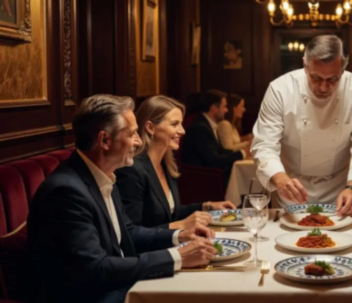 Séf által vezetett exkluzív esti vacsora a Dinner Place-ben